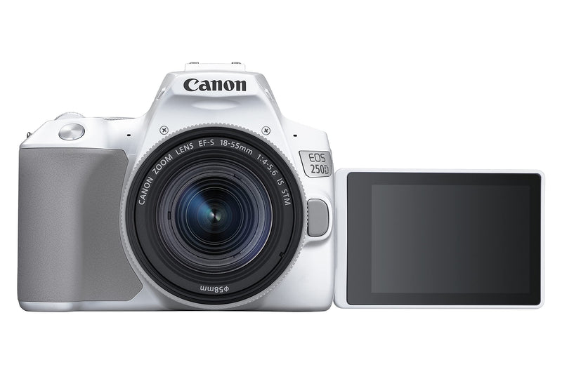 Canon EOS 250D SLR Camera White 18-55mm IS STM Lens