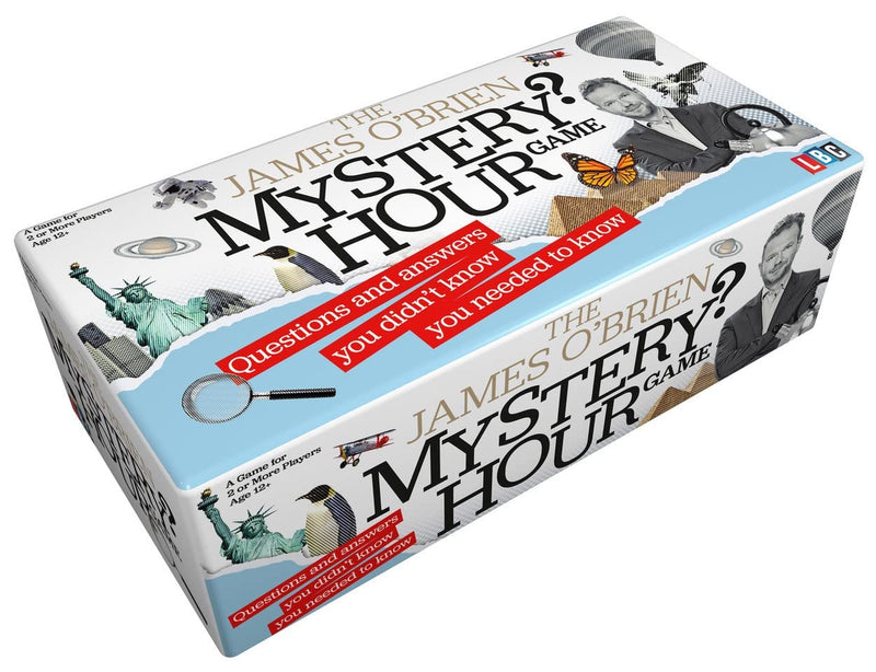 Big Sky Games | The James O’Brien Mystery Hour | Board Game | Ages 12+ | 2+ Players | 60 Minutes Playing Time