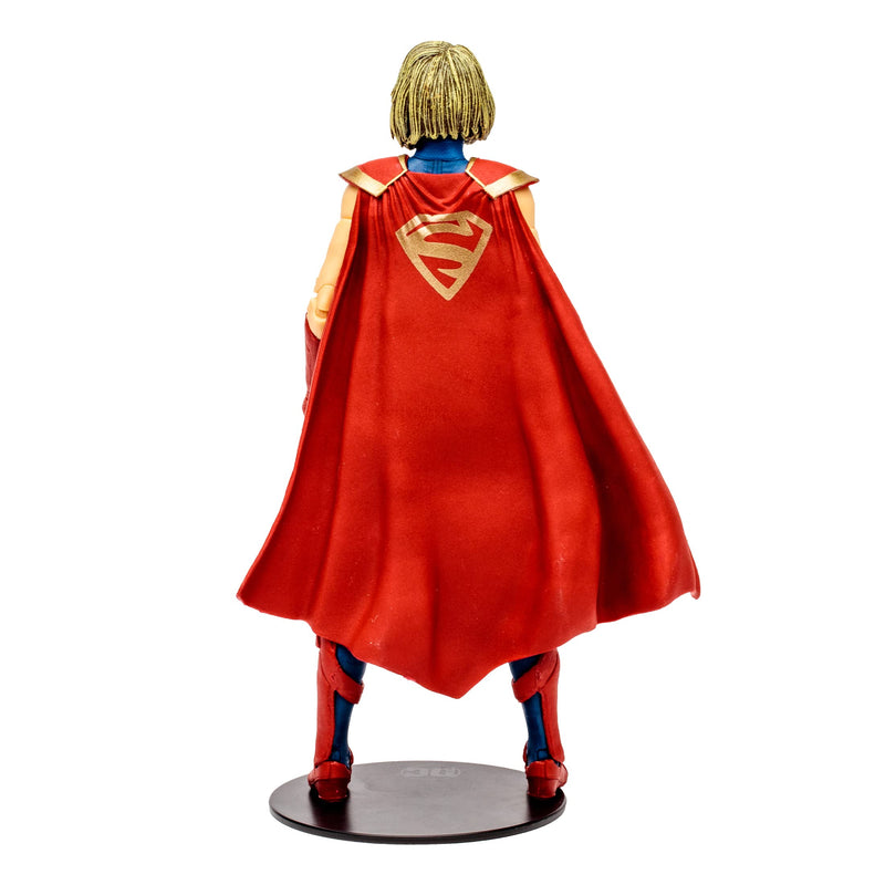 McFarlane Toys, DC Comic 7-inch Supergirl Action Figure with 22 Moving Parts, Collectible DC Injustice 2 Video Game Figure with Stand Base, Comic and Unique Collectible Character Card – Ages 12+