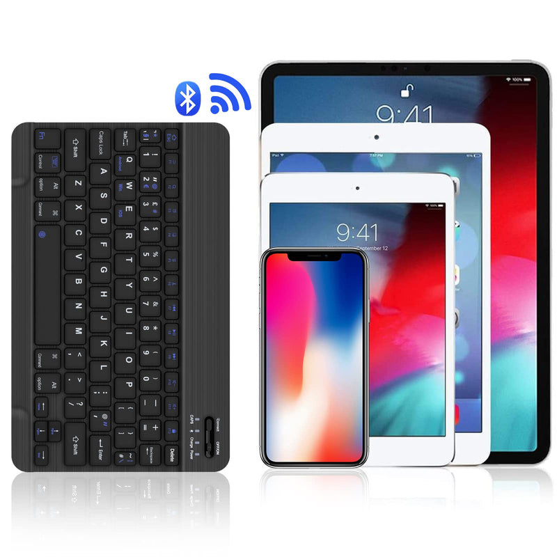 SENGBIRCH Wireless Bluetooth Keyboard - UK layout Keyboard for iOS iPad, iPad Pro, iPad Air, Mac, Android Tablet Samsung Galaxy, Xiaomi Pad 5, Huawei, Lenovo, Black