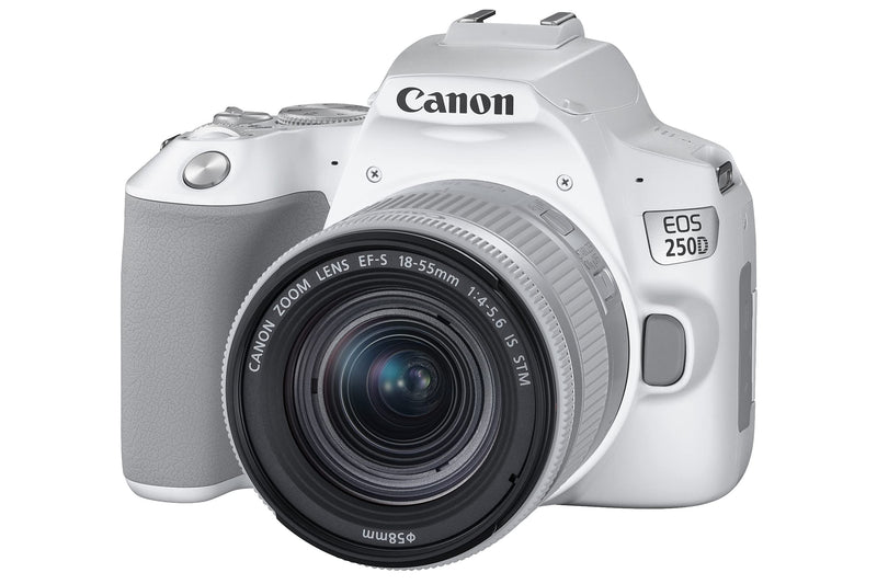 Canon EOS 250D SLR Camera White 18-55mm IS STM Lens