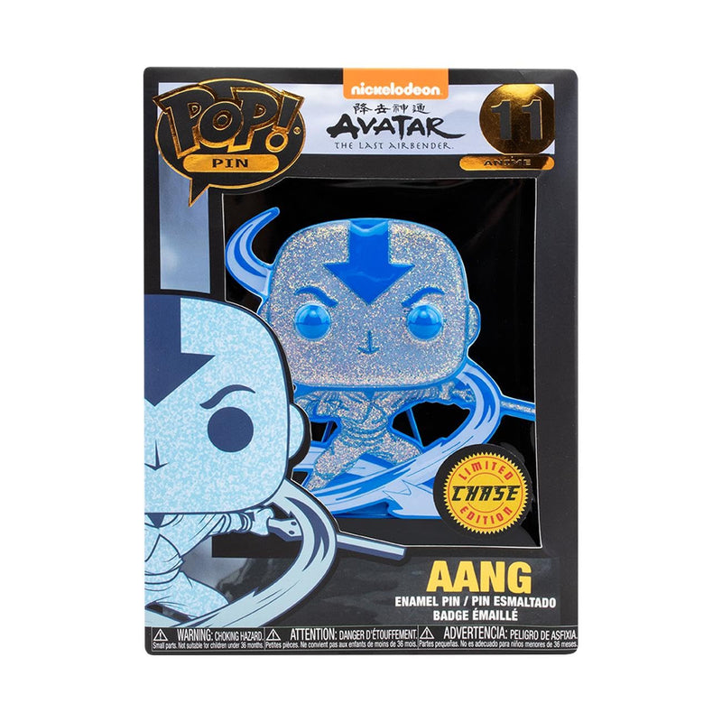 Funko Enamel Pin: Aang - 1/6 Odds for Rare Chase Variant - 1 In 12 Chance You May Find the Chase - Avatar: the Last Airbender Enamel Pins - Cute Collectable Novelty Brooch - for Backpacks