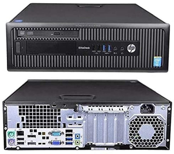 Windows 11 HP 800 G1 SFF Intel Core i5-4570 Desktop PC Computer - 16GB DDR3-512GB SSD - 300Mbps Wi-Fi (Renewed)