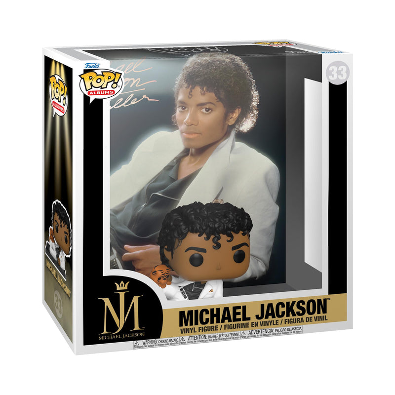 Funko Pop! Albums: Michael Jackson - MJ - Thriller - Music - Collectable Vinyl Figure - Gift Idea - Official Merchandise - Toys for Kids & Adults - Music Fans - Model Figure for Collectors