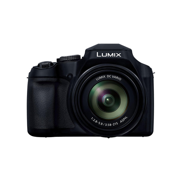 Panasonic Lumix DC-FZ82DE-K Bridge Camera with 20-1200 mm F2.8-5.9 Lens, 18.1MP, 4K Video & Photo, OLED Live View Finder, LCD Touch Screen, USB-C, Black