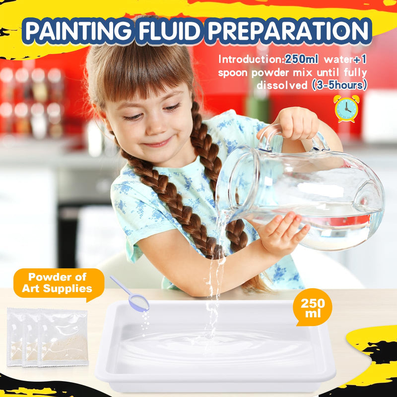 Water Marbling Paint for Kids - Arts and Crafts for Girls & Boys Crafts Kits Ideal Gifts for Kids Age 6+ 8-12