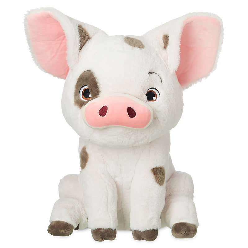 Disney Store Official Pua Large Soft Plush Toy, Moana, 41cm/16”, Soft-Feel Fabric with Embroidered Details and Characterful Expression, Suitable for All Ages