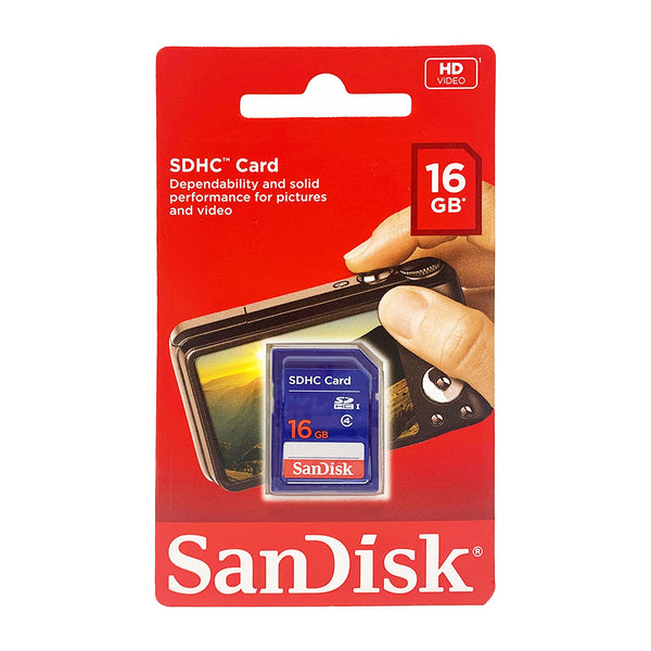 SanDisk 16 GB SDHC Class 4 Memory Card - Blue