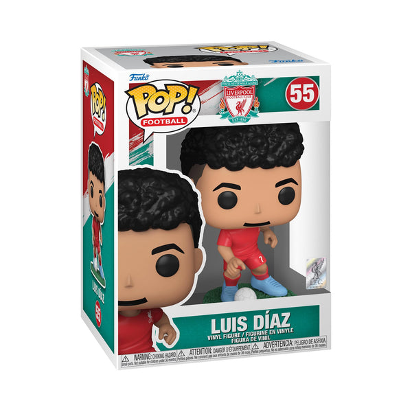 Funko POP! Soccer: Liverpool FC - Luis Diaz - Collectable Vinyl Figure - Gift Idea - Official Merchandise - Toys for Kids & Adults - Sports Fans - Model Figure for Collectors and Display