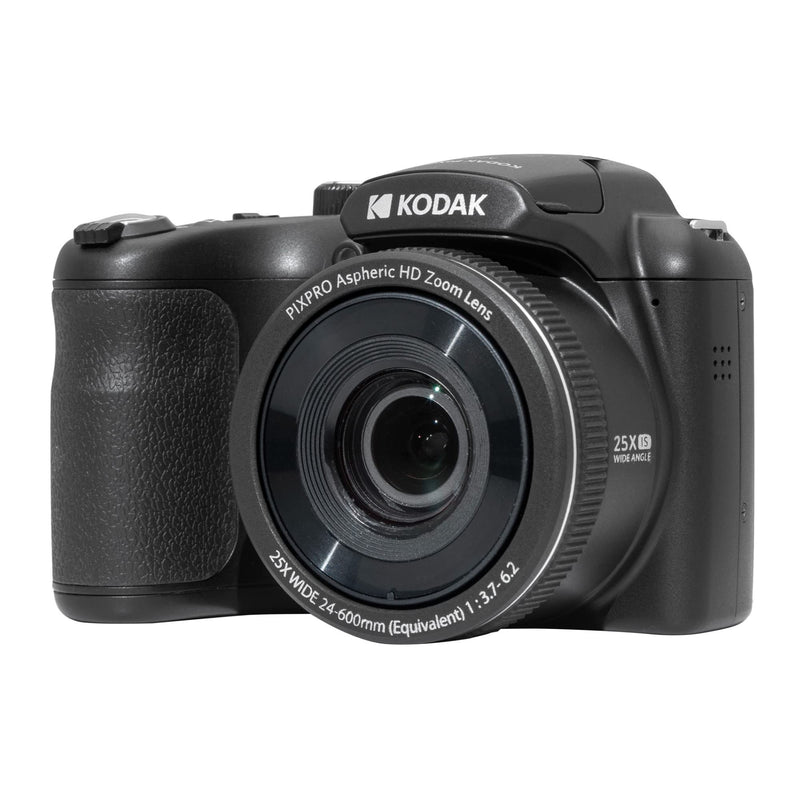 KODAK PIXPRO Astro Zoom AZ255-BK 16MP Digital Camera with 25X Optical Zoom 24mm Wide Angle 1080P Full HD Video and 3" LCD (Black)