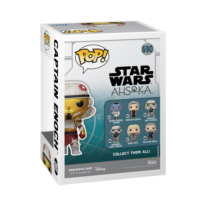 Funko Pop! Star Wars: Ahsoka - Captain Enoch - Amazon Exclusive - Collectable Vinyl Figure - Gift Idea - Official Merchandise - Toys for Kids & Adults - Model Figure for Collectors and Display