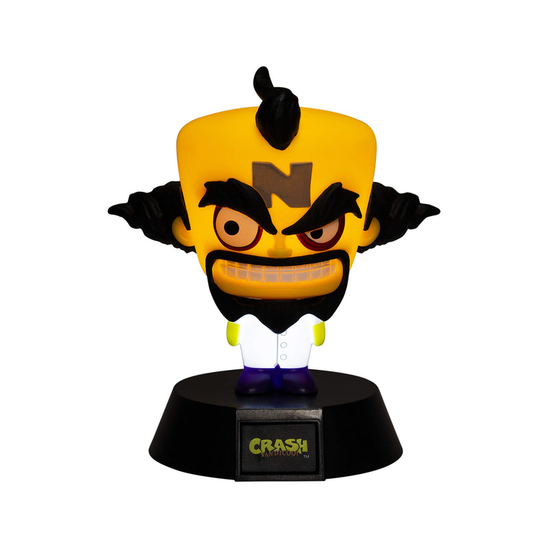 Paladone Mini Lamp Crash Bandicoot Doctor Neo Cortex Officially Licensed Collectable | Ideal For Kids Bedrooms, Office & Home | Pop Culture Gaming Merchandise,Multi-colour