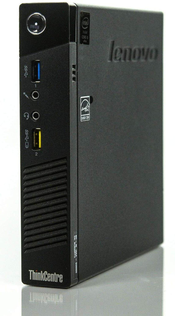 Lenovo ThinkCentre M93p Tiny USFF Desktop PC - Quad Core i5-4590T 8GB 256GB SSD WiFi Windows 10 Pro Desktop PC Computer (Renewed)