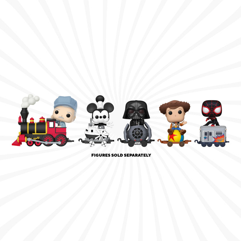 Funko Pop! Trains: Disney 100 - Woody - Disney Pixar: Toy Story - Amazon Exclusive - Collectable Vinyl Figure - Gift Idea - Official Merchandise - Toys for Kids & Adults - Movies Fans