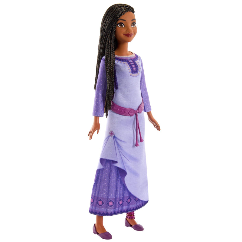 Mattel Disney Wish Asha of Rosas, Collectible Fashion Doll, Poseable Doll with Long Hair, Removable Outfit, Shoes, and Doll Accessories, Toys for Ages 3 and Up, One Doll, HPX23