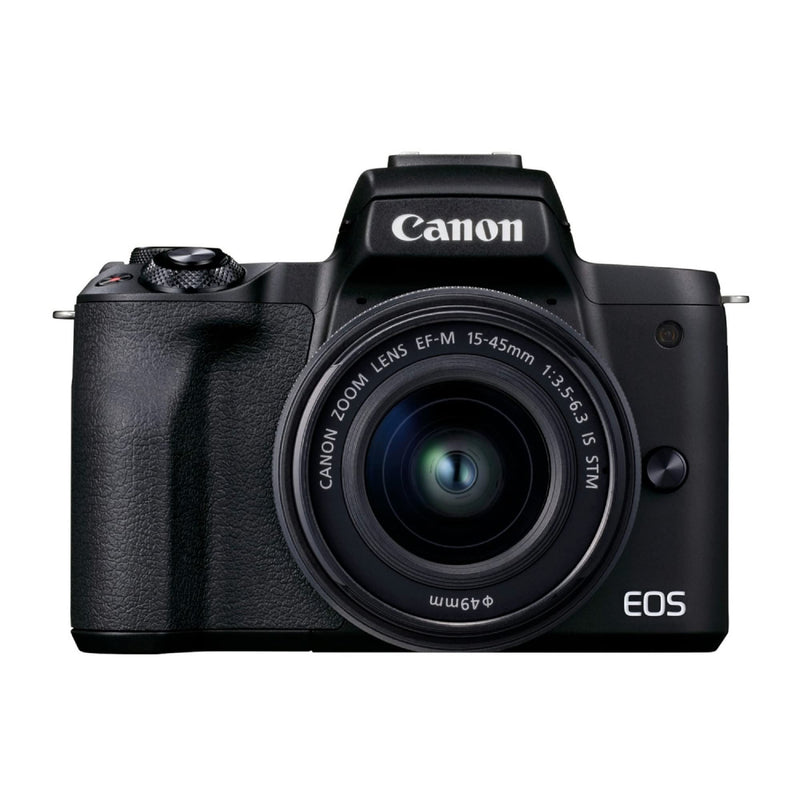 Canon EOS M50 Mark II + EF-M 15-45mm is STM Kit Black