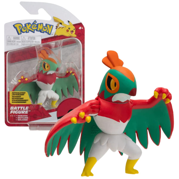 Pokémon Pokemon Figures Hawlucha Resladero - 8 cm Combat Figures - New 2023 - Officially Licensed Pokemon Toy