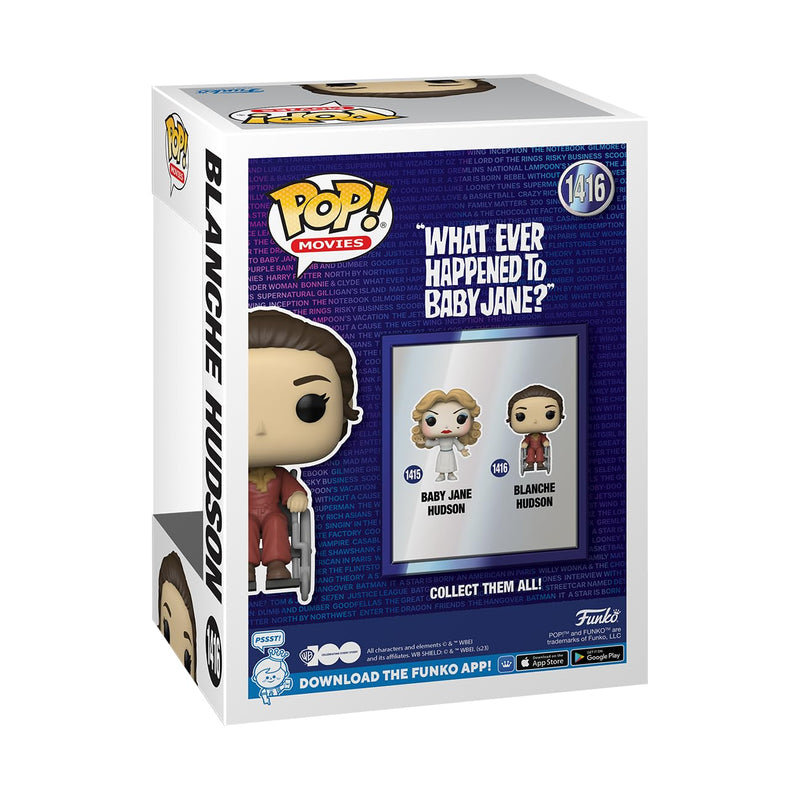 Funko POP! Movies: WEHTBJ - Blanche - Black & White CH - Whatever Happened to Baby Jane - Collectable Vinyl Figure - Gift Idea - Official Merchandise - Toys for Kids & Adults - Movies Fans