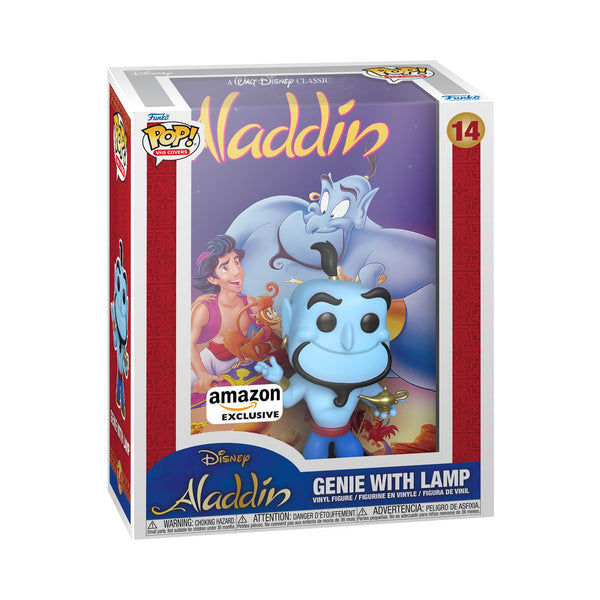 Funko Pop! VHS Cover: Disney - Aladdin - Amazon Exclusive - Collectable Vinyl Figure - Gift Idea - Official Merchandise - Toys for Kids & Adults - Movies Fans - Model Figure for Collectors