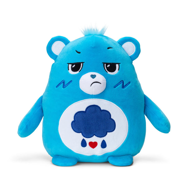 Care Bears , Grumpy Bear 25cm Squishes , Collectable Cute Plush Toy, Cuddly Toys for Children, Soft Toys for Girls and Boys, Cute Teddies Suitable for Girls and Boys Ages 4+ , Basic Fun 22724