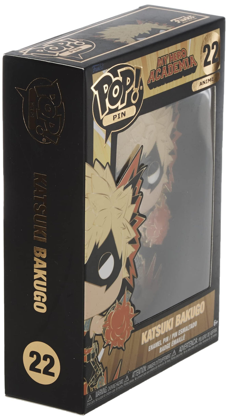 Loungefly Funko POP! Large Enamel Pin MY HERO ACADEMIA: BAKUGO - Bakugo - My Hero Academia Enamel Pins - Cute Collectable Novelty Brooch - for Backpacks & Bags - Gift Idea - Anime Fans