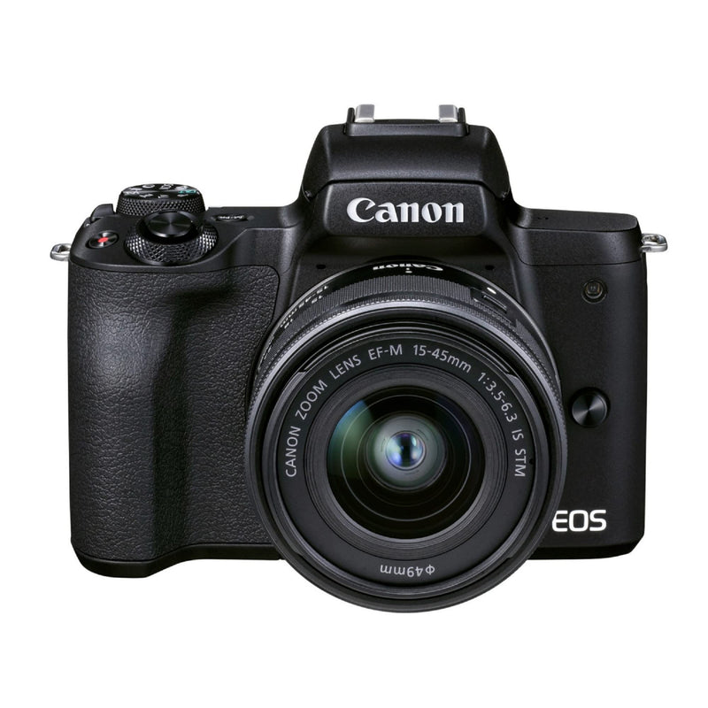 Canon EOS M50 Mark II + EF-M 15-45mm is STM Kit Black