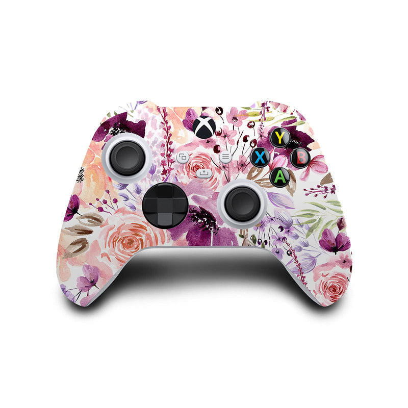 Head Case Designs Officially Licensed Anis Illustration Floral Chaos Art Mix Vinyl Sticker Gaming Skin Decal Cover Compatible With Xbox Series S Console and Controller Bundle