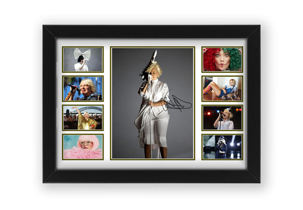 Sia Signed Poster Print- Limited Edition Autograph Fan Gift – Collectible Memorabilia Merchandise (Framed A3 (30x40cm))