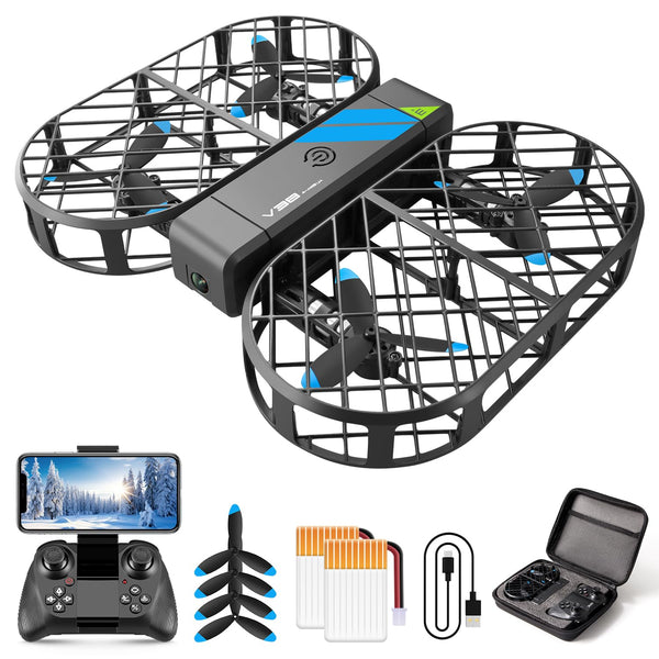 4DRC V38 Foldable Drone with 1080P Camera,RC Quadcopter for Kids Beginners, Altitude Hold and Long Flight Time,Propeller Full Protect, Easy to use Kids Gifts Toys for Boys, Girls