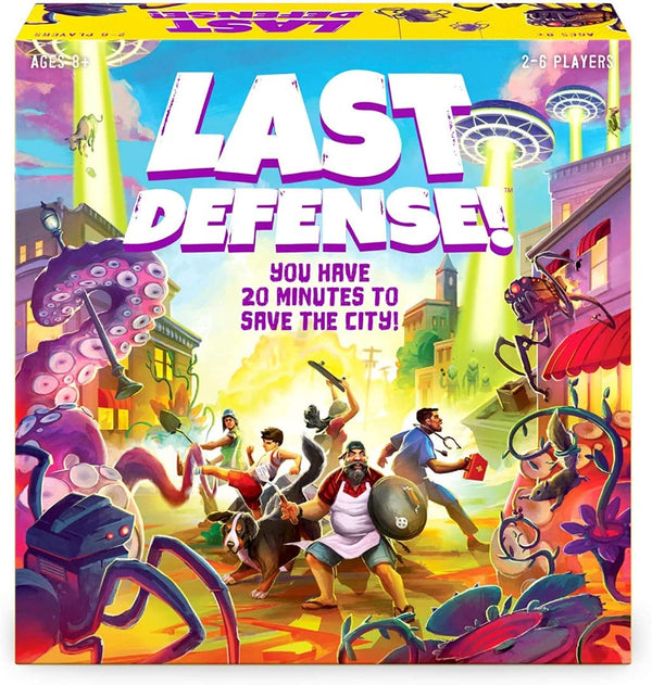 Funko Games Funko Board Signature Last Defense Game - Light Strategy Board Game for Children & Adults (Ages 10+) - 2-4 Players - Collectable Vinyl Figure - Gift Idea