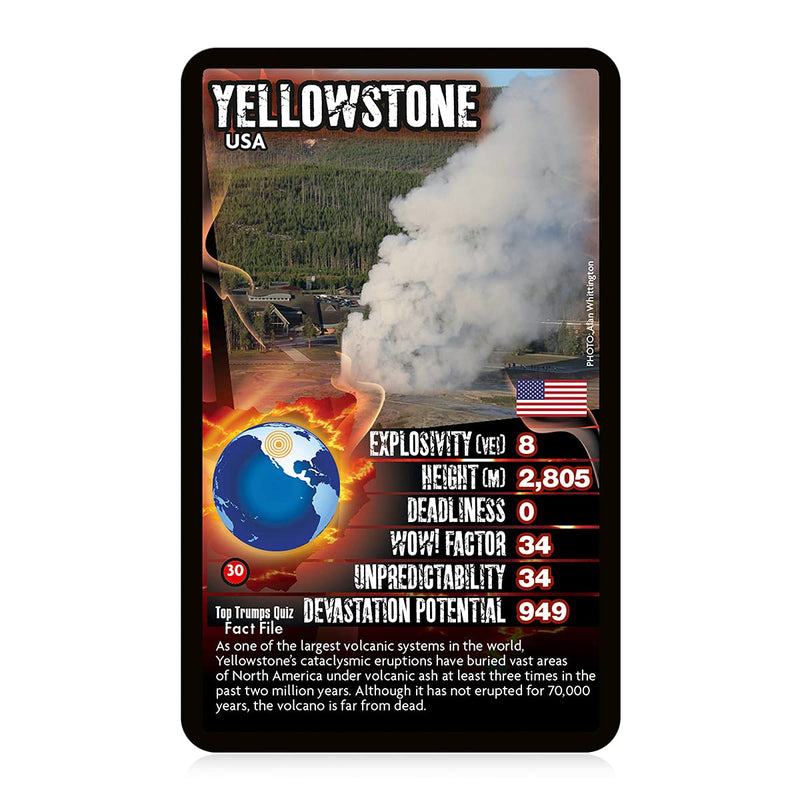 Top Trumps Volcanoes Classics Card Game, learn facts about Mount St Helen, Etna and Stromboli in this educational packed game, gifts and toys for boys and girls aged 6 plus