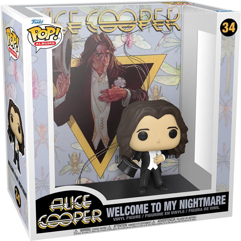 Funko Pop! Albums: Alice Cooper - WTMN - Music - Collectable Vinyl Figure - Gift Idea - Official Merchandise - Toys for Kids & Adults - Music Fans - Model Figure for Collectors and Display