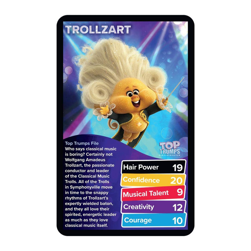 Trolls 2 Top Trumps Card Game