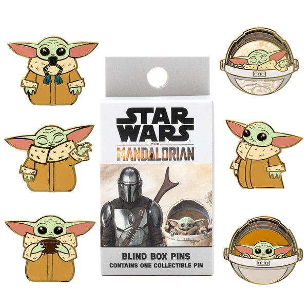 Loungefly - Disney - Star Wars - the Mandalorian - Grogu (the Child, Baby Yoda) - (Grogu (the Child, Baby Yoda), Baby Yoda) - Blind Enamel Pin Purchase - Star Wars: the Mandalorian Enamel Pins