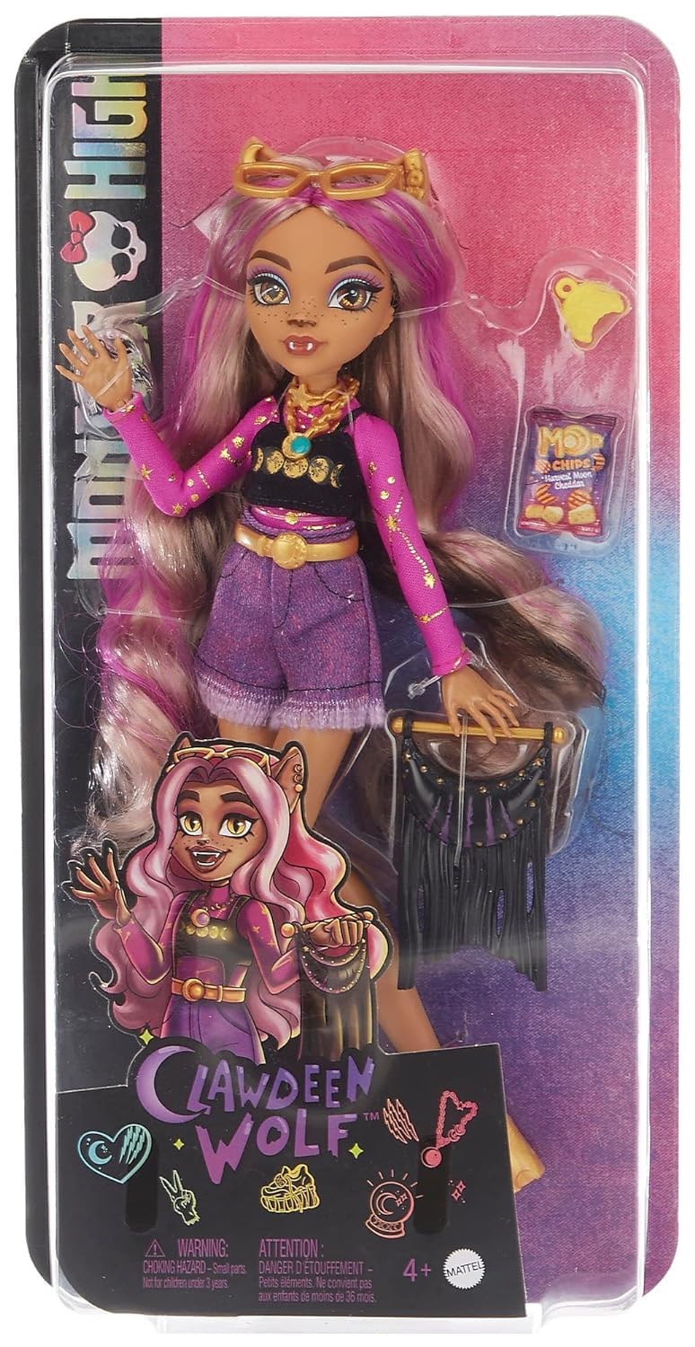 Monster High Clawdeen Wolf Day Out Clawsome Warewolf Fashion Doll Mattel