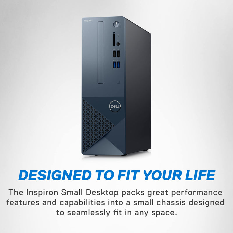 Dell Inspiron 3020S Desktop - Intel Core i5-13400, 8GB DDR4 RAM, 512GB SSD, Intel UHD 730 Graphics, Windows 11 Home, Mist Blue