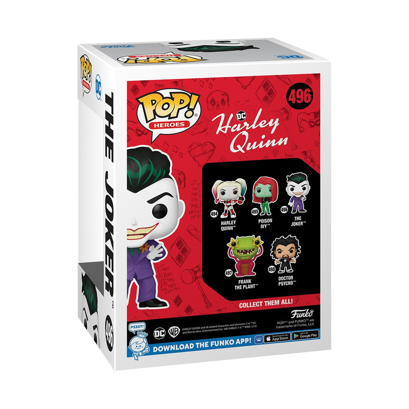 Funko POP! Heroes: Harley Quinn Animated Series - the Joker - Collectable Vinyl Figure - Gift Idea - Official Merchandise - Toys for Kids & Adults - TV Fans - Model Figure for Collectors and Display