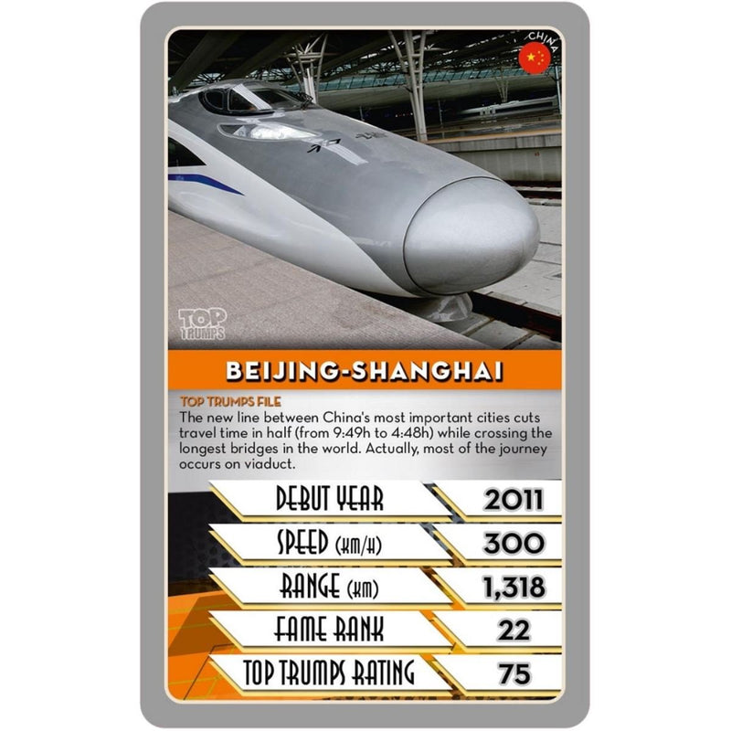 Trains Top Trumps Card Game