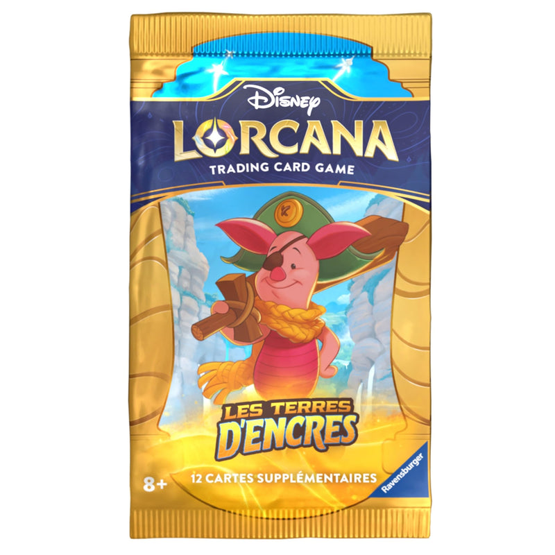 Ravensburger Disney Lorcana TCG Les Terres d'Inks Trading Card Game TCG Display 24 Boosters from 8 Years French Version