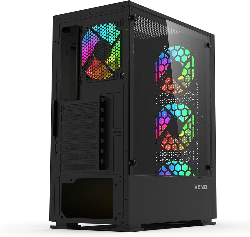 Veno Scorp Gaming PC Desktop Computer: i7-3770 3.90Ghz - 16GB RAM - GTX 1660 SUPER 6GB - 256GB SSD - 1TB HDD - 500W 80+ PSU - Vortex ARGB CASE - WIFI - WINDOWS 10