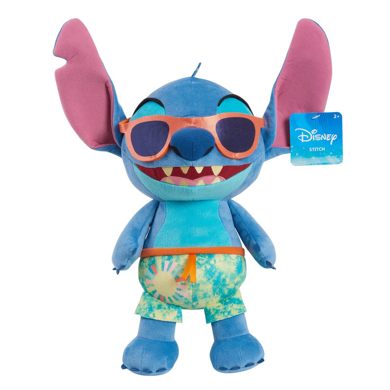 Disney Street Beach Large Plush Stitch, 17-Inch Stuffed Animal, Alien, Disney's Lilo and Stitch, Officially Licensed Kids Toys for Ages 2 Up, Gifts and Presents, Amazon Exclusive