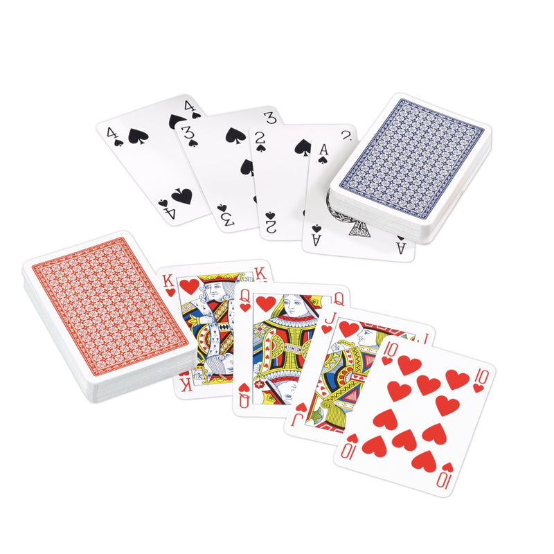 Waddingtons Number 1 Playing Card Game, play with the classic Red and Blue Twin Pack, great travel companion, gift and toy for Boys, Girls and adults.