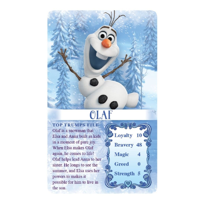 Frozen Top Trumps Card Game