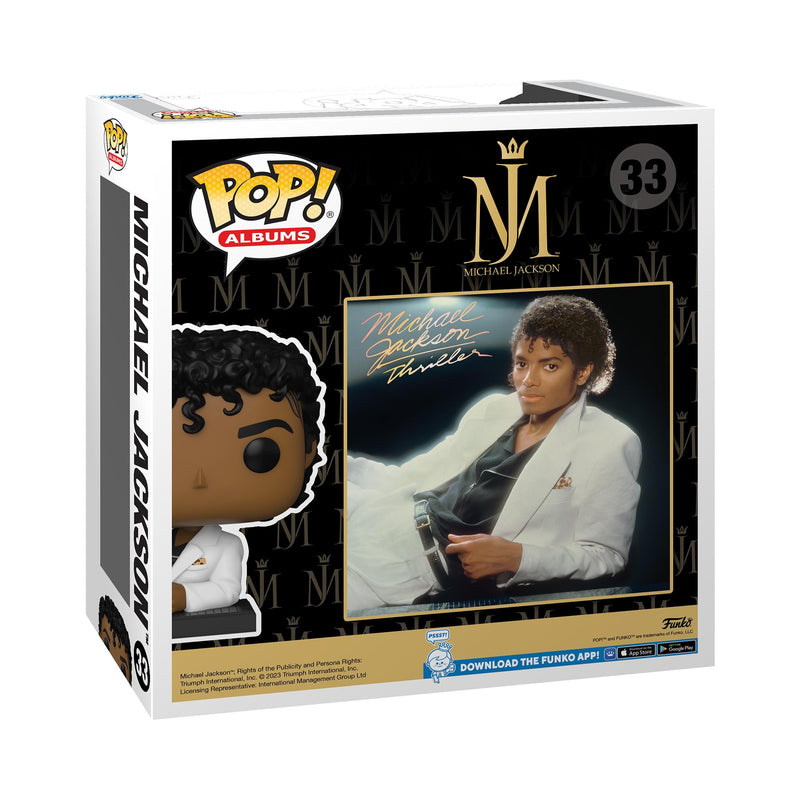 Funko Pop! Albums: Michael Jackson - MJ - Thriller - Music - Collectable Vinyl Figure - Gift Idea - Official Merchandise - Toys for Kids & Adults - Music Fans - Model Figure for Collectors