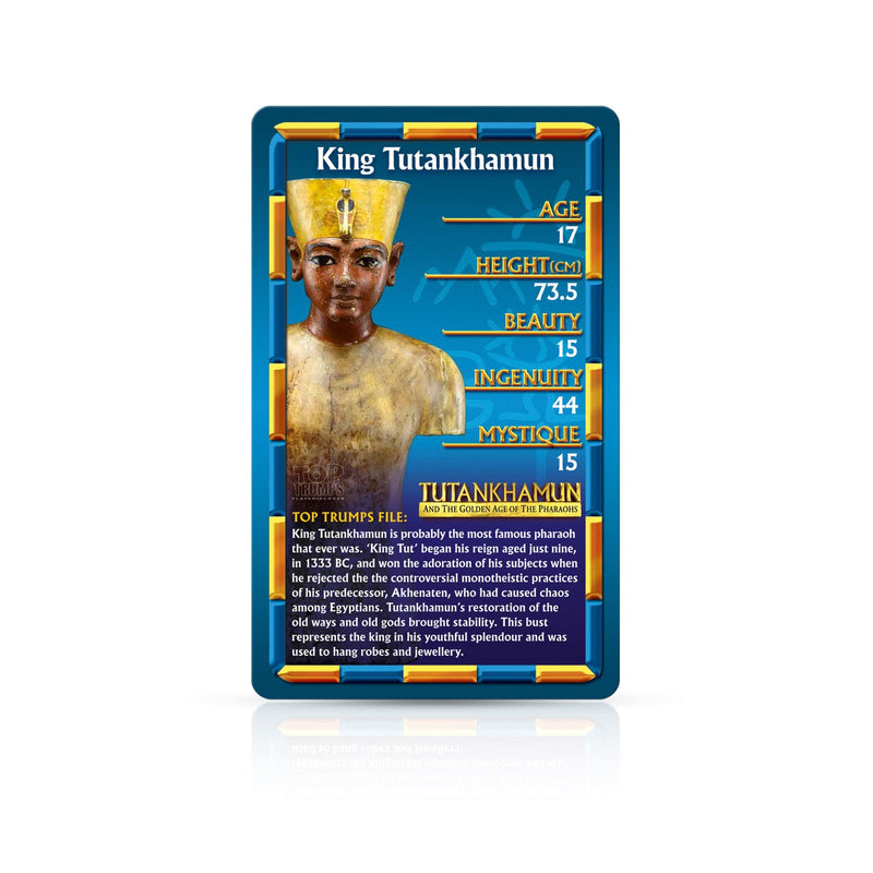 Top Trumps Ancient Egypt Card Game - Tutankhamun and the Golden Age of the Pharaohs