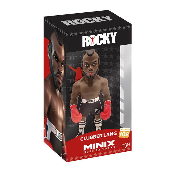 MINIX Bandai Clubber Lang Model | Collectable Clubber Lang Figure From The Rocky Movie | Bandai Rocky Toys Range | Collect Your Favourite Rocky Figures From The Movies| 80s Rocky Merchandise