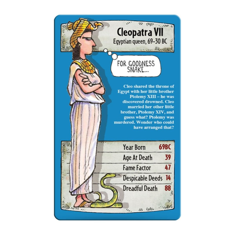 Horrible Histories Top Trumps Card Game