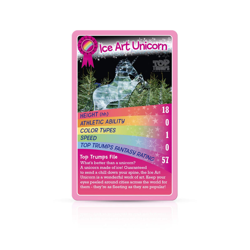 Top Trumps Horses, Ponies and Unicorns Card Game Pink 003491