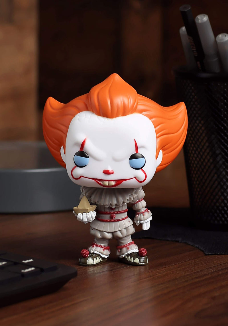 Funko Pop! Movies: IT - Pennywise With Boat - It - Collectable Vinyl Figure - Gift Idea - Official Merchandise - Toys for Kids & Adults - Movies Fans - Model Figure for Collectors and Display