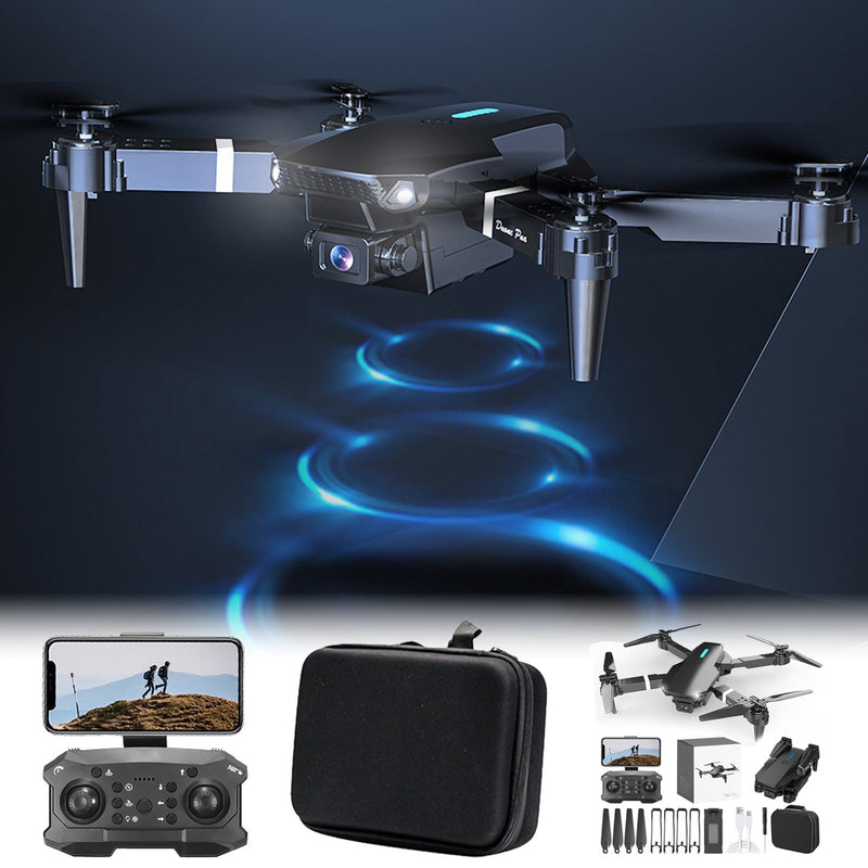 Clearance Drone With 1080p HD FPV Camera, 2.4GHz Wifi Mini 𝗗𝘂𝗮𝗹 Camera Drone Foldable RC Quadcopter For Adults And Kids App Control Drone Gifts For Beginners Lightning Deals Sales Today